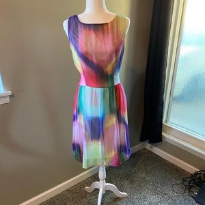 Ronni Nicole Watercolor Dress